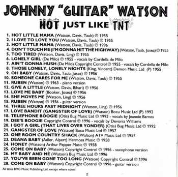 CD Johnny Guitar Watson: Hot Just Like TNT (The Best Of His Early Years)
