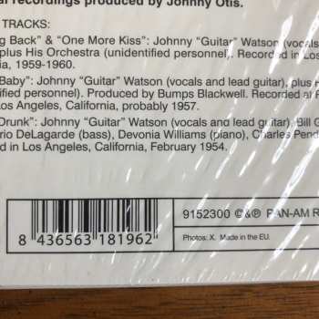 LP Johnny Guitar Watson: Johnny "Guitar" Watson