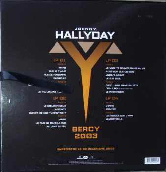 4LP/Doos Johnny Hallyday: Bercy 2003 CLR | LTD | NUM