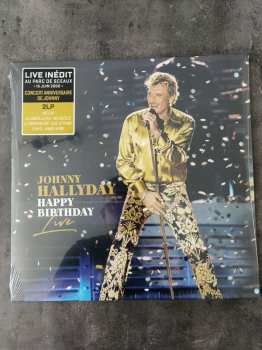 2LP Johnny Hallyday: Happy Birthday Live