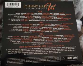 3CD/DVD Johnny Hallyday: Le Concert de Sa Vie
