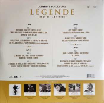 4LP Johnny Hallyday: Légende LTD | NUM