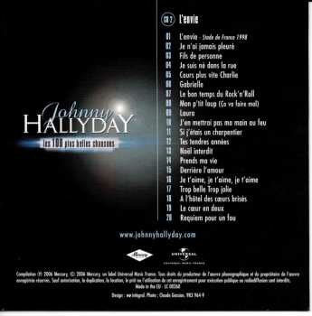 5CD/Doos Johnny Hallyday: L'album De Sa Vie