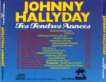 CD Johnny Hallyday: Tes Tendres Annees