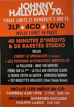 3LP/4CD/DVD Johnny Hallyday: Vie LTD | NUM