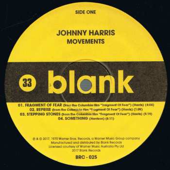 LP Johnny Harris: Movements LTD