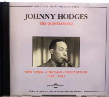 2CD Johnny Hodges: New York - Chicago - Hollywood 1928 - 1943