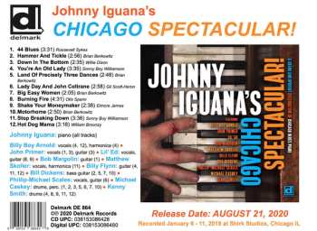 CD Johnny Iguana: Johnny Iguana's Chicago Spectacular! (A Grand And Upright Celebration Of Chicago Blues Piano)