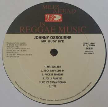 LP Johnny Osbourne: Mr. Budy Bye