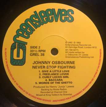 LP Johnny Osbourne: Never Stop Fighting