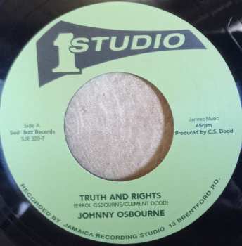 SP Johnny Osbourne: Truth And Rights / Crabwalking