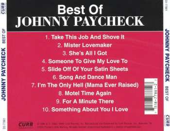 CD Johnny Paycheck: Best Of Johnny Paycheck