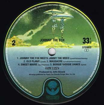 LP Thin Lizzy: Johnny The Fox