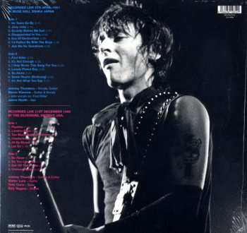 2LP Johnny Thunders: Live In Osaka '91 And Detroit '80