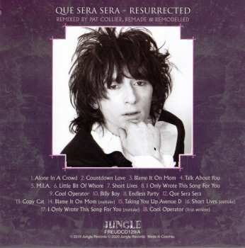 3CD/Doos Johnny Thunders: Que Sera, Sera (Resurrected) DLX