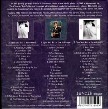 3CD/Doos Johnny Thunders: Que Sera, Sera (Resurrected) DLX