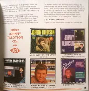 CD Johnny Tillotson: Sings Plus Here I Am