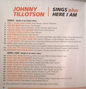 CD Johnny Tillotson: Sings Plus Here I Am