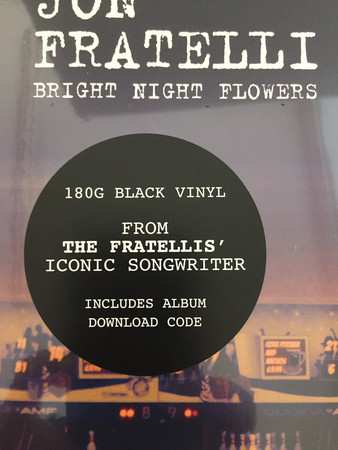 LP Jon Fratelli: Bright Night Flowers