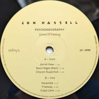 2LP Jon Hassell: Psychogeography