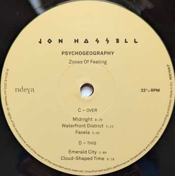 2LP Jon Hassell: Psychogeography