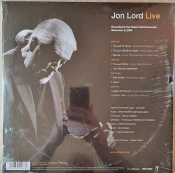 2LP Jon Lord: Live