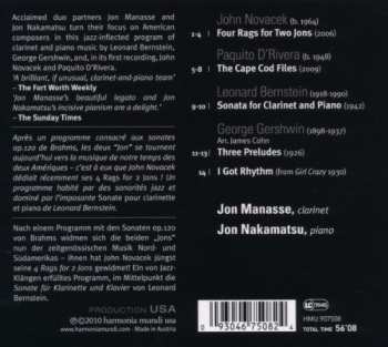 CD Jon Nakamatsu: American Music for Clarinet & Piano