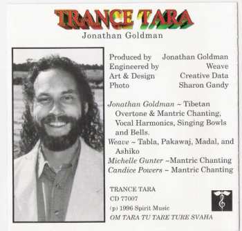CD Jonathan Goldman: Trance Tara