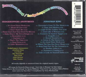 CD Hedgehoppers Anonymous: Jonathan King / Hedgehoppers Anonymous