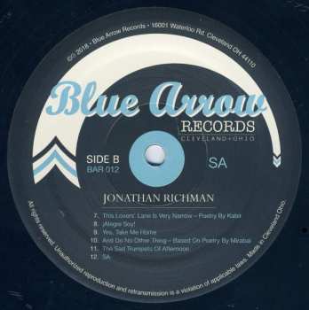 LP Jonathan Richman: SA!