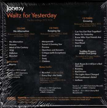 3CD/Doos Jonesy: Waltz For Yesterday (The Recordings 1972-1974)