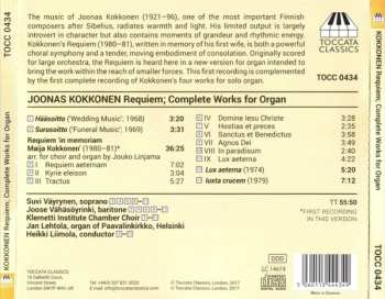 CD Joonas Kokkonen: Requiem; Complete Works For Organ