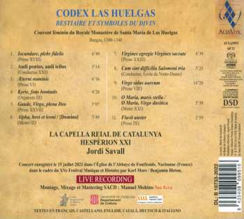 SACD Jordi Savall: Codex Las Huelgas - Bestiaire Et Symboles Du Divin (1300-1340)