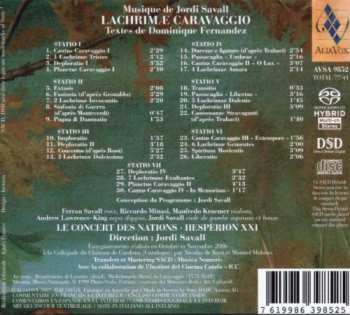 SACD Jordi Savall: Lachrimæ Caravaggio