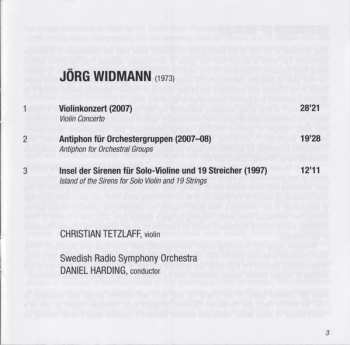 CD Sveriges Radios Symfoniorkester: Violin Concerto ∙ Antiphon ∙ Insel Der Sirenen