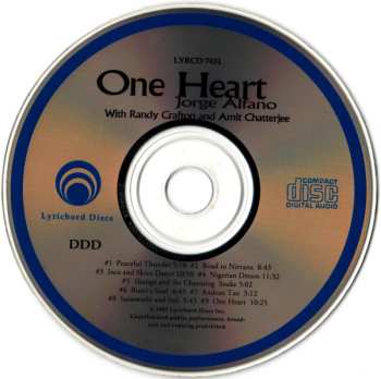 CD Jorge Alfano: One Heart