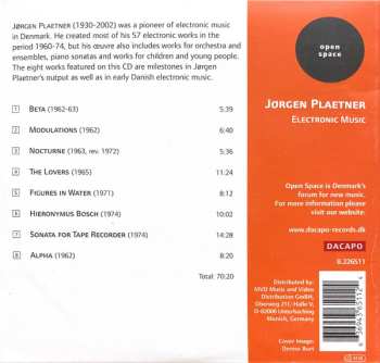 CD Jørgen Plaetner: Electronic Music