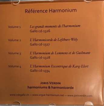 CD Joris Verdin: Les Grands Moments De L'Harmonium
