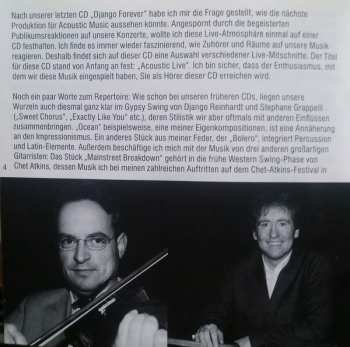 CD Joscho Stephan: Acoustic Live