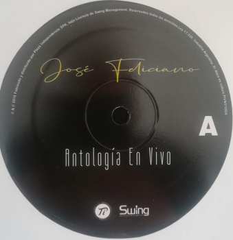 LP José Feliciano: Antologia En Vivo