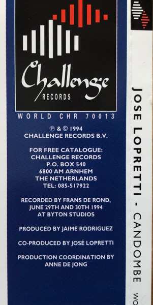 CD José Luis Lopretti: Candombe