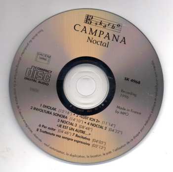 CD Jose Luis Campana: Noctal