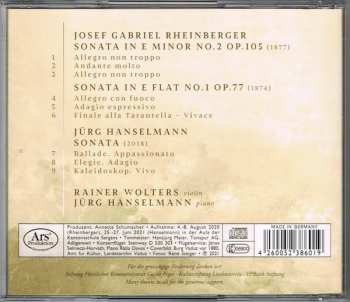 CD Josef Rheinberger: Violin Sonatas From Liechtenstein 
