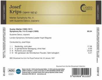 CD Gustav Mahler: Symphony No. 4 In G Major