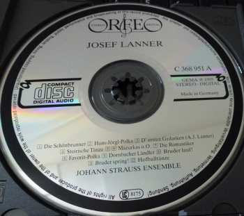 CD Josef Lanner: Hofballtänze