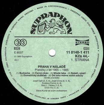 LP Josef Zíma: Praha V Náladě (Písničky Z Let 1965-1985)