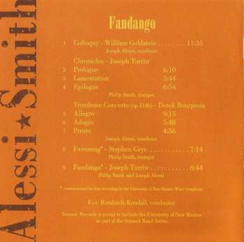 CD Joseph Alessi: Fandango