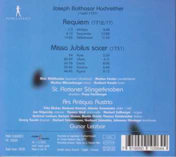 CD Ars Antiqua Austria: Requiem (1712/17), Missa Jubilus Sacer (1731)