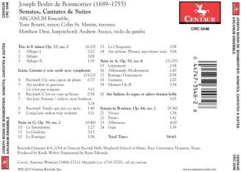 CD Joseph Bodin De Boismortier: Sonates, Cantates & Suites
