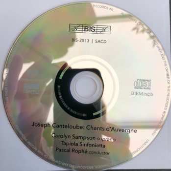 SACD Carolyn Sampson: Chants D'Auvergne